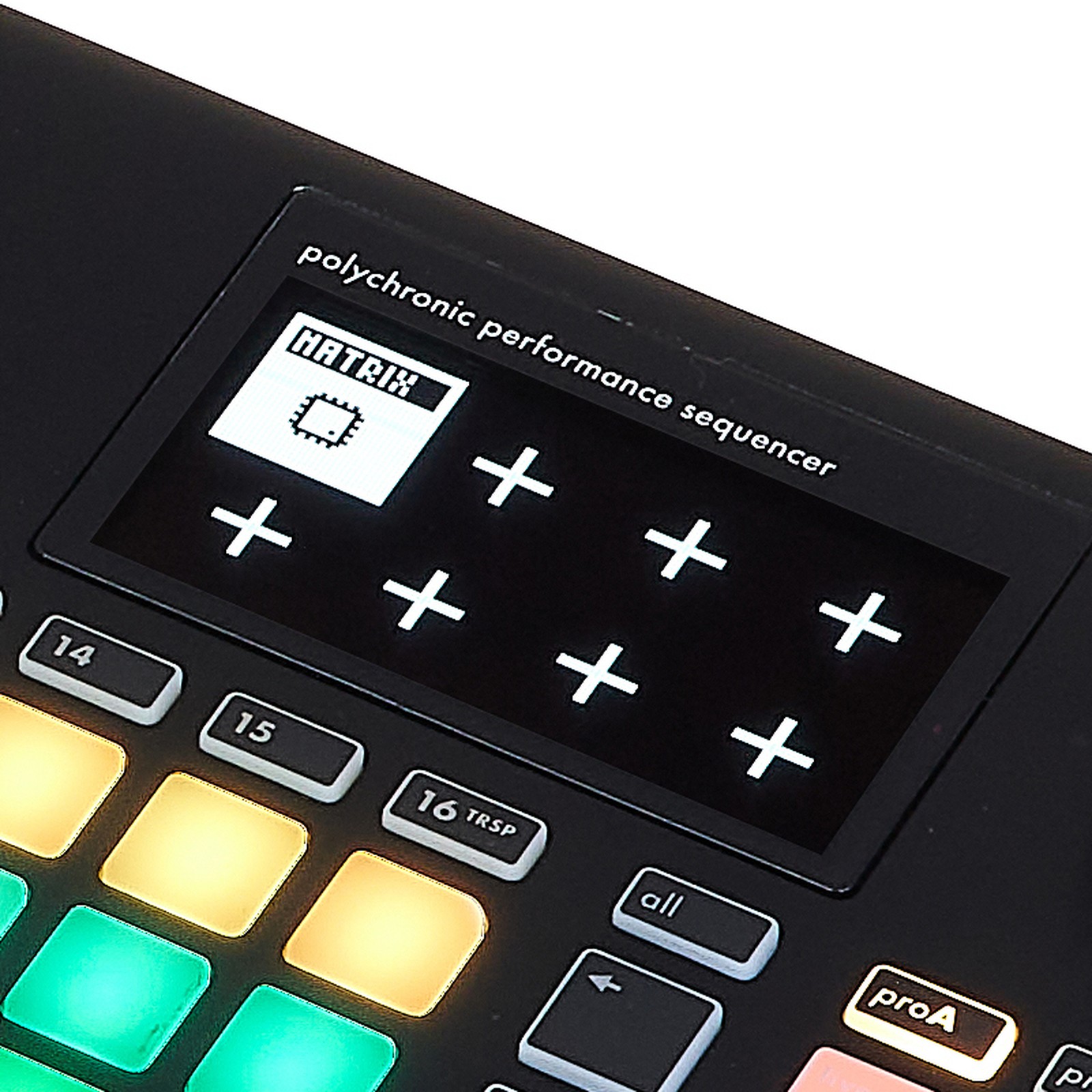 Squarp Instruments Hapax Sequencer Display