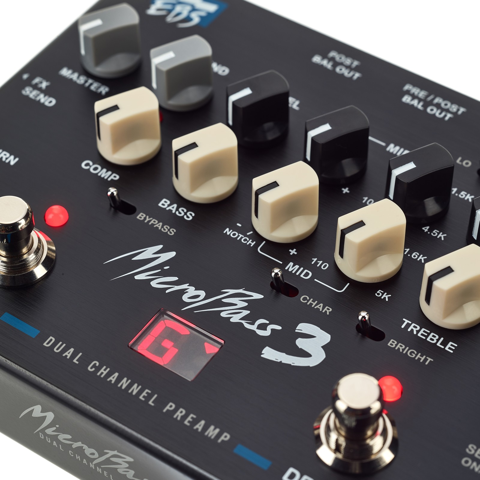 EBS micro bass3 マイクロベース3 プリアンプ EBS Micro Bass 3 – United States