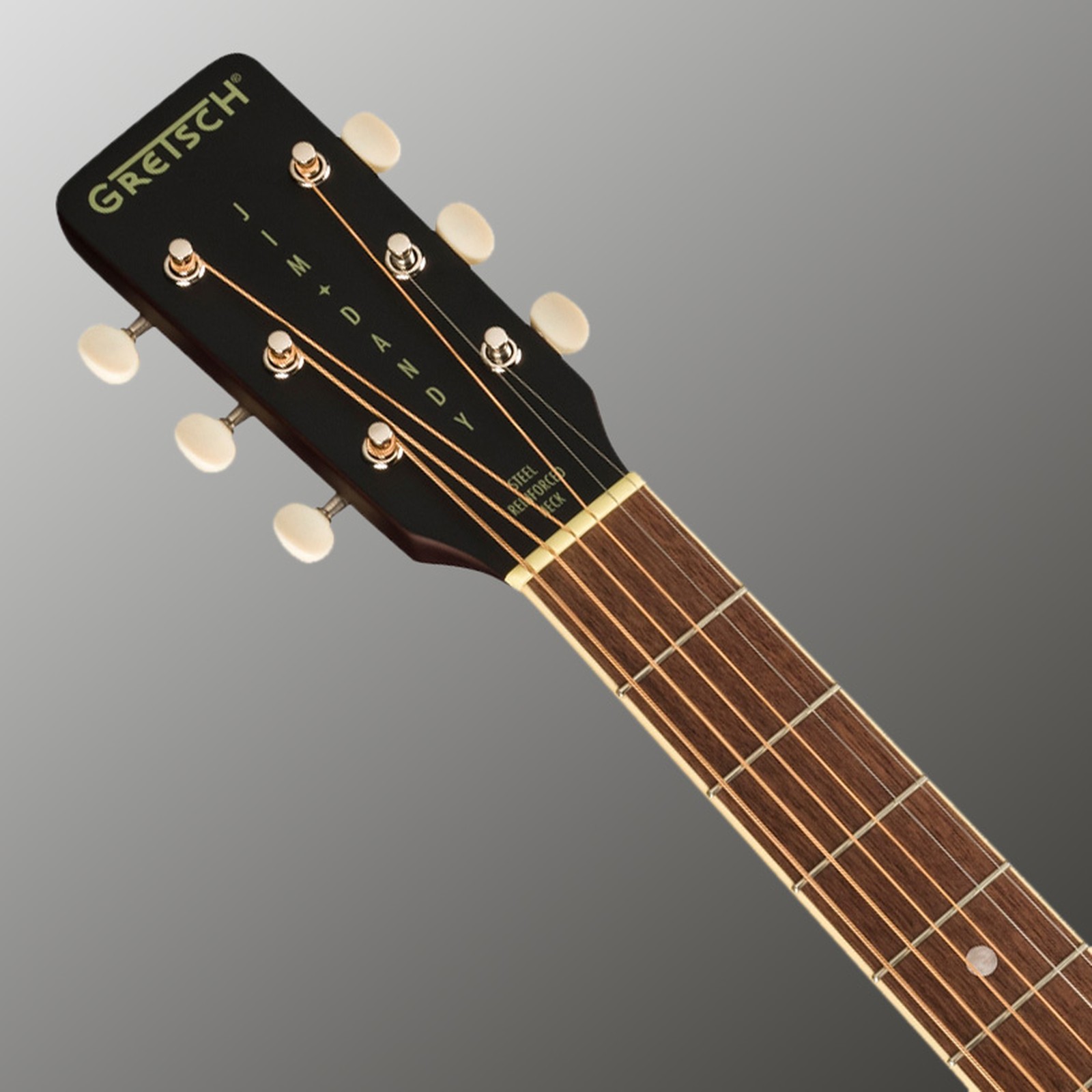 Gretsch Jim Dandy Westerngitarre Kopfplatte