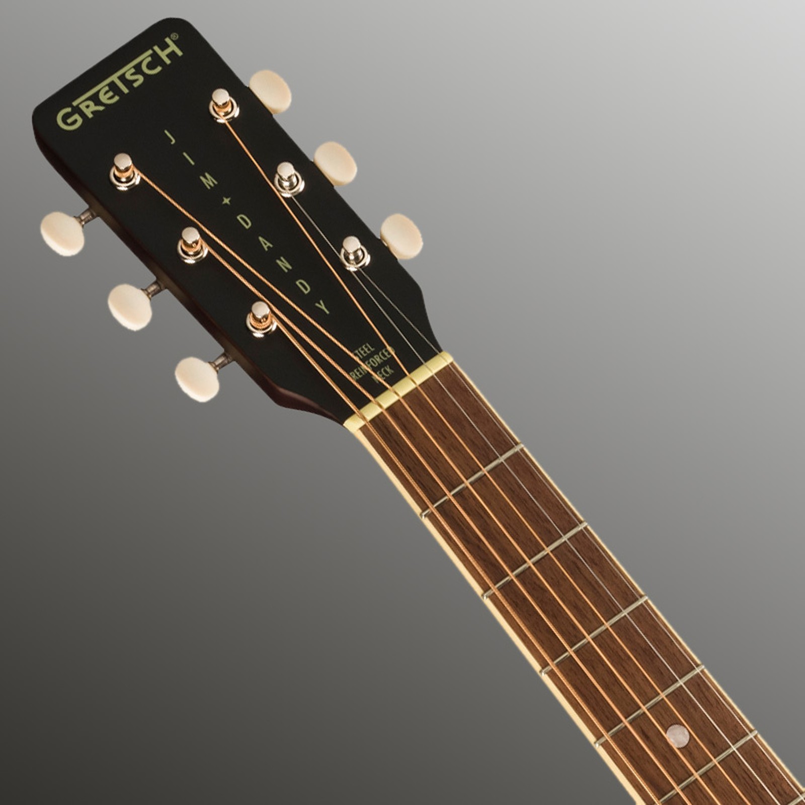 Gretsch Jim Dandy Westerngitarre Kopfplatte