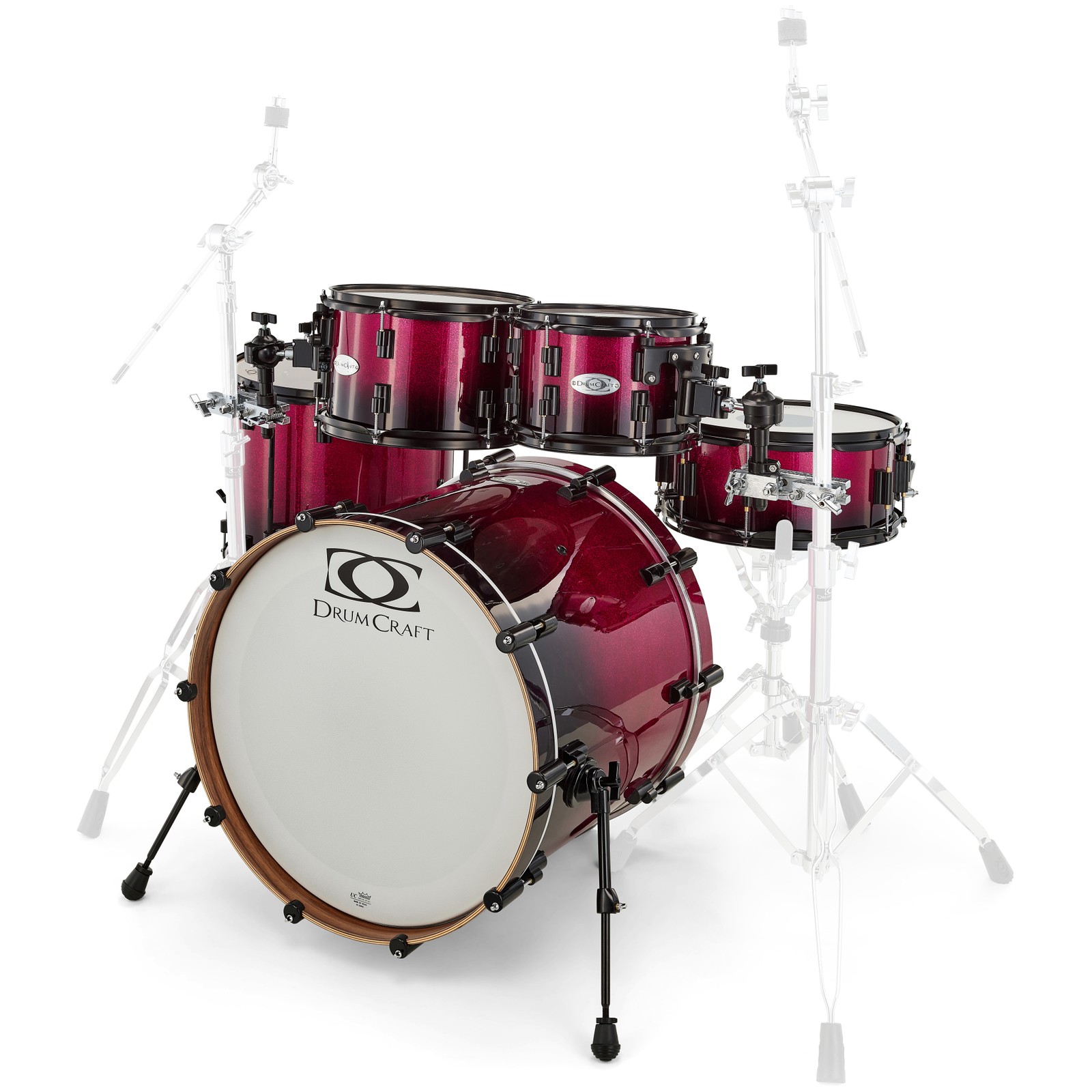 DrumCraft Series 6 Standard Purple Sparkle Kesselsatz