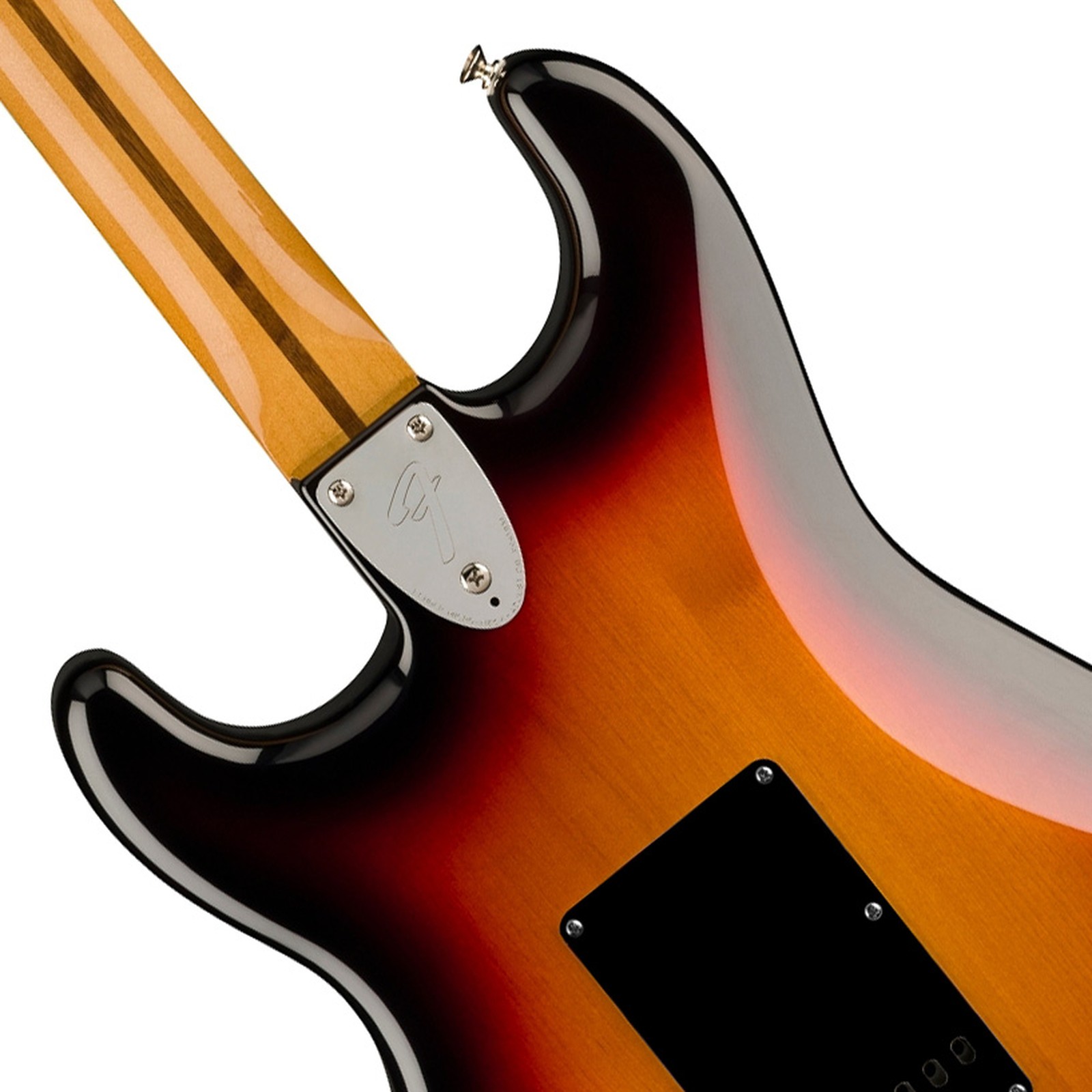 Hals mit 3-Punkt-Verschraubung auf der Rückseite der Fender Vintera II 70s Strat MN 3TS