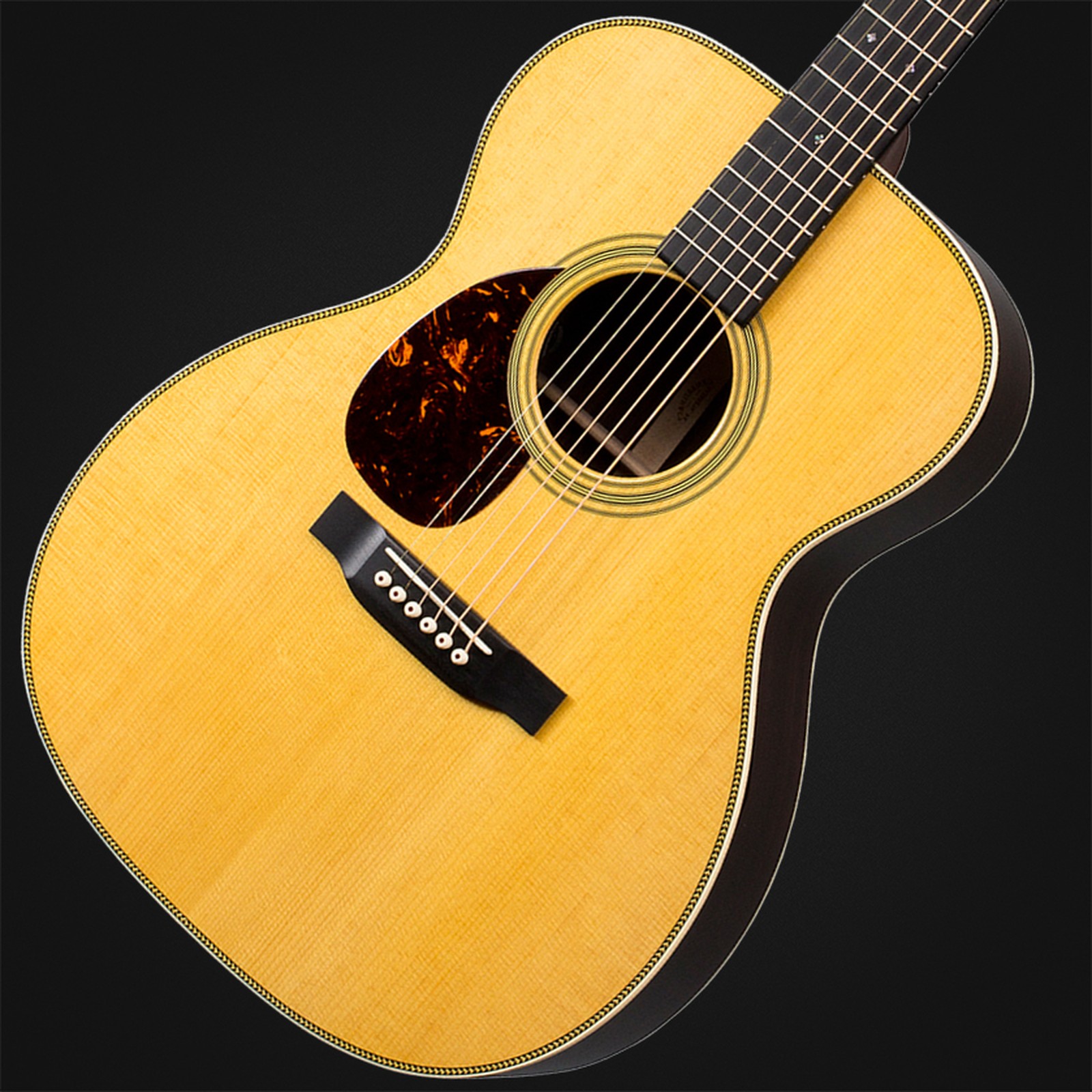 Decke der Martin Guitars OM28E LRB LH