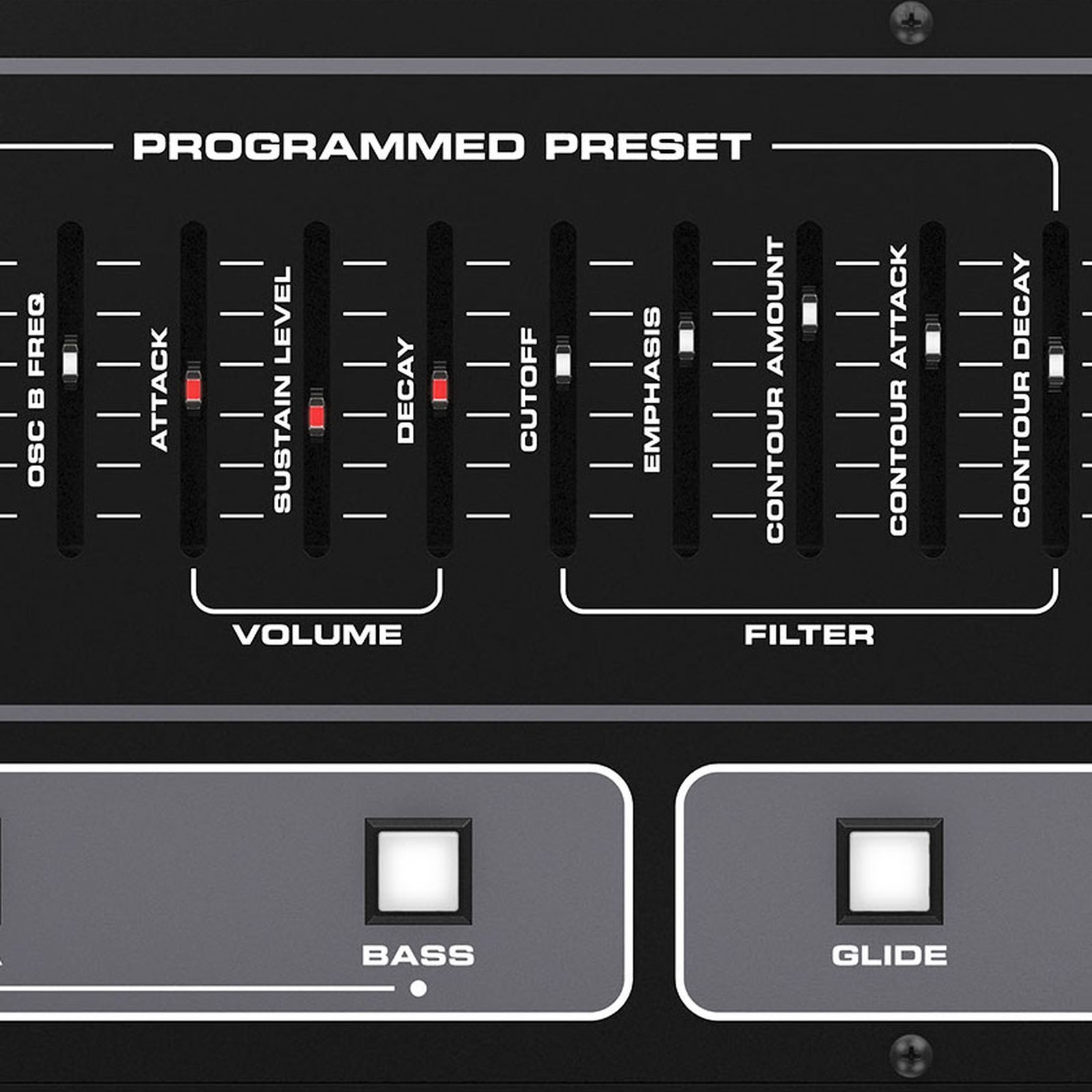 Behringer Toro Bass-Synthesizer Fader