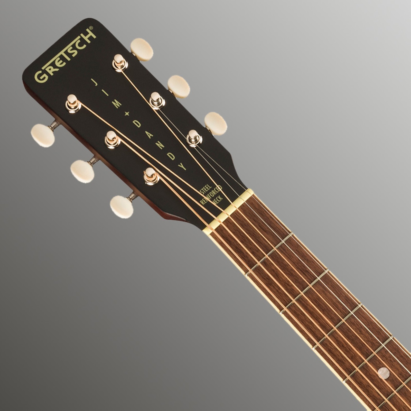 Gretsch Jim Dandy Kopfplatte einer Westerngitarre