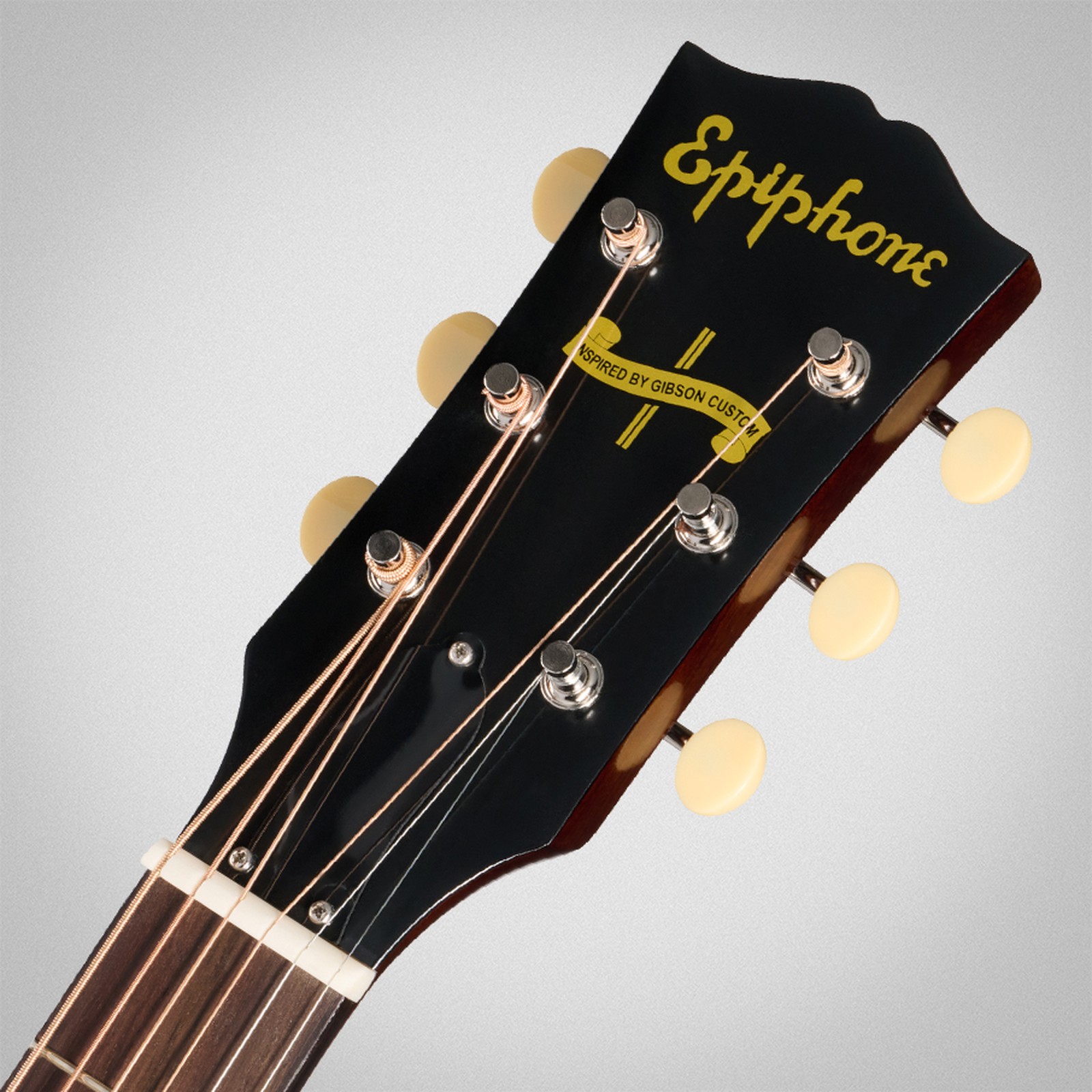 Kopfplatte der Epiphone 1942 Banner J-45 Reis. VS IBC