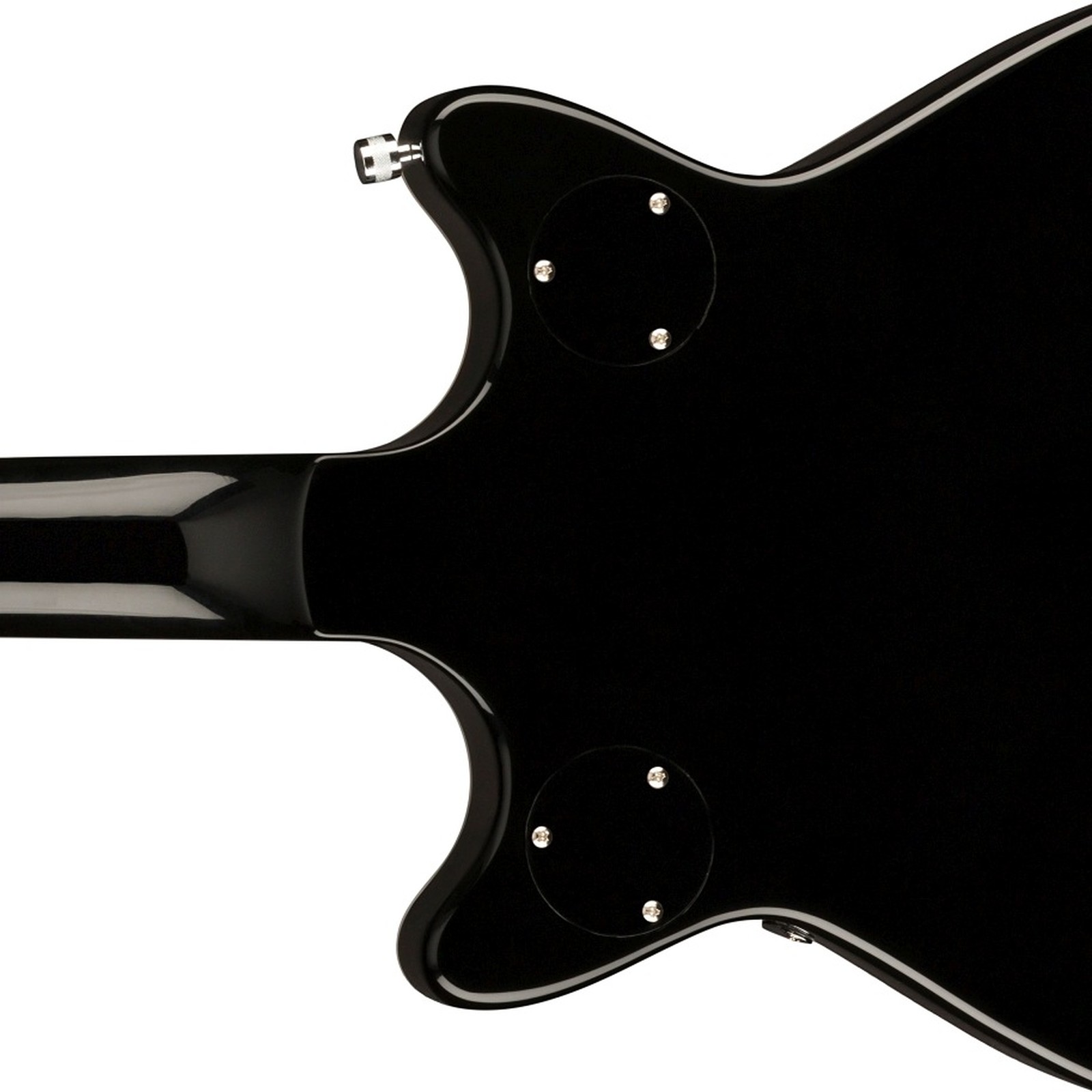 Schwarze Korpusrückseite der Gretsch G5222 Electromatic Double Jet