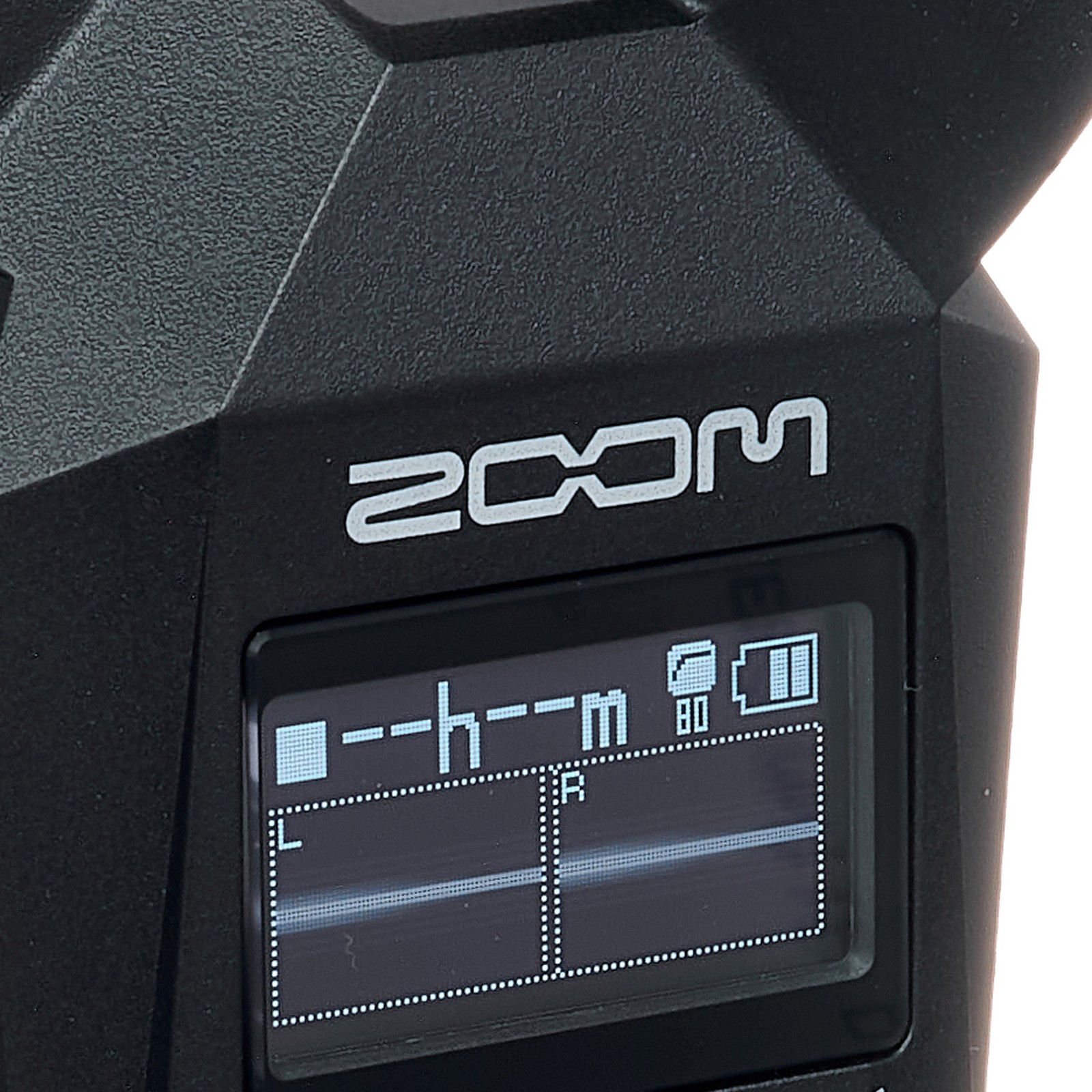Display des Zoom H1essential Audiorecorders