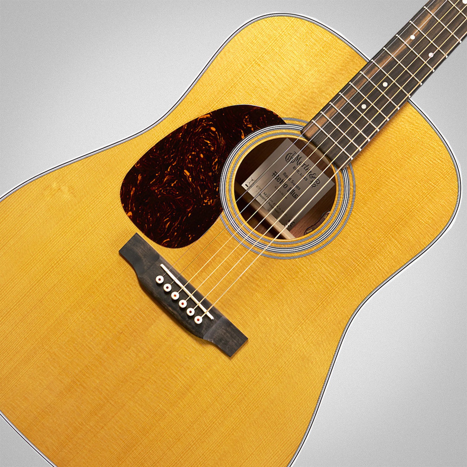 Martin Guitar DE Retro Plus Granadillo LH, Decke