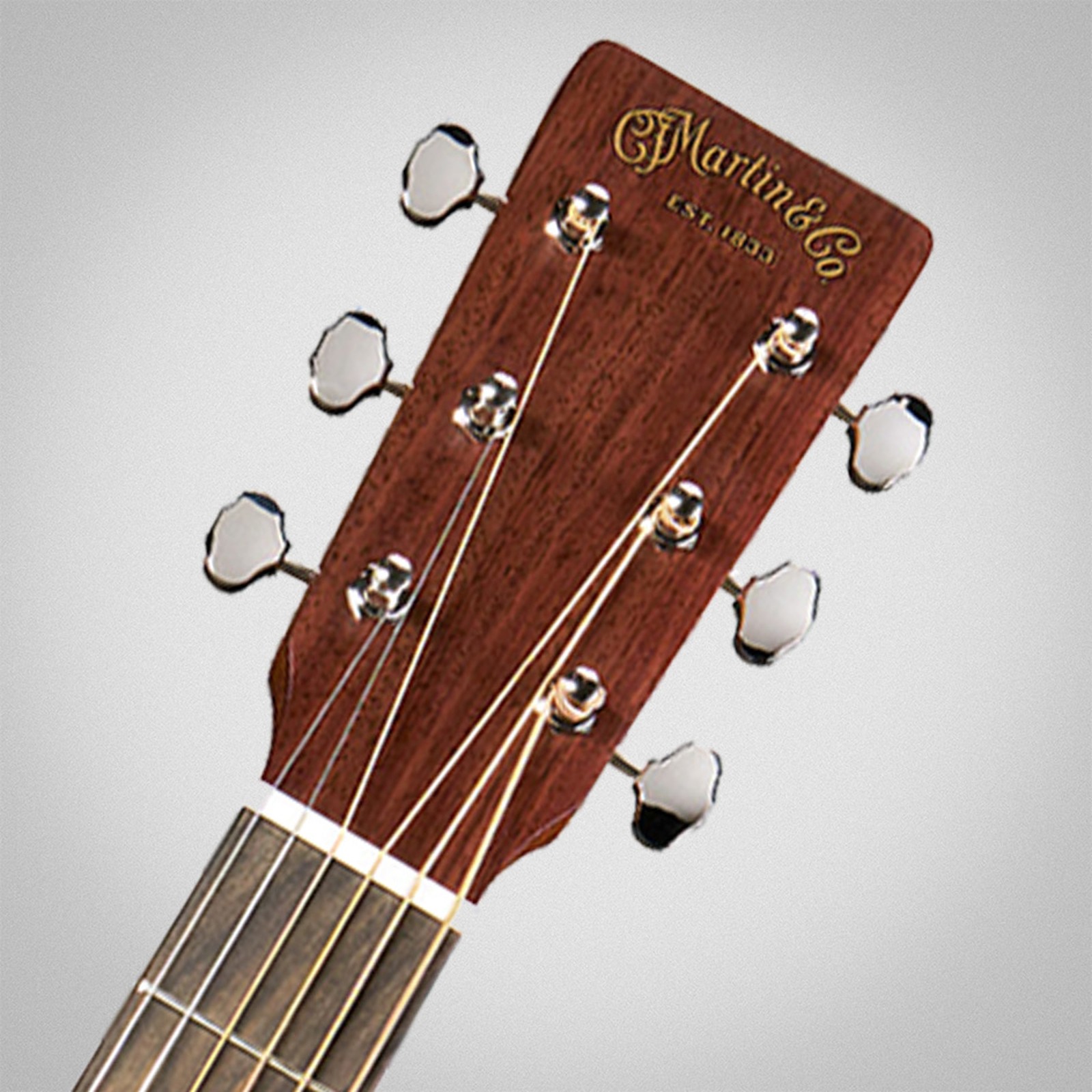 Martin Guitar DE Retro Plus Granadillo LH, Kopfplatte