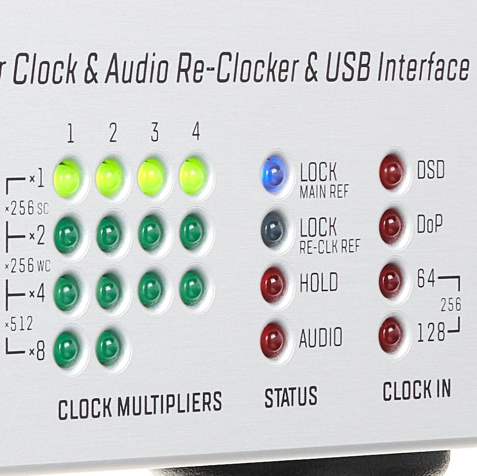 Mutec MC-3+ Smart Clock USB silver Frontseite