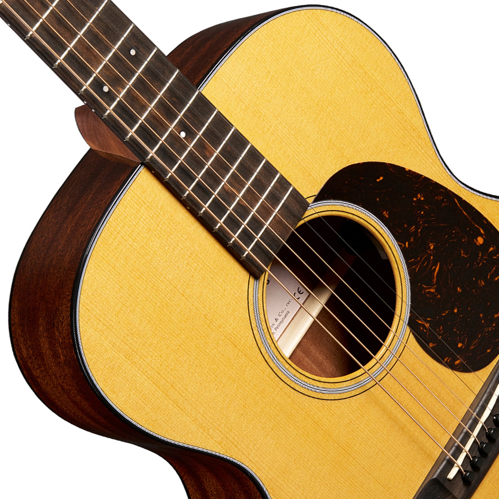 Martin Guitar 000-12E Retro Roadseries, Decke