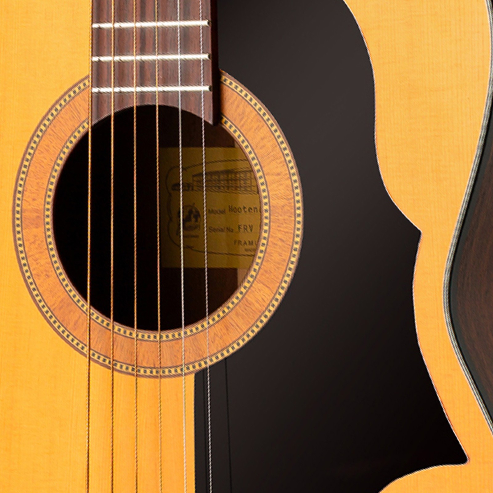 Schallloch des Framus Vintage Hootenanny 6 TN