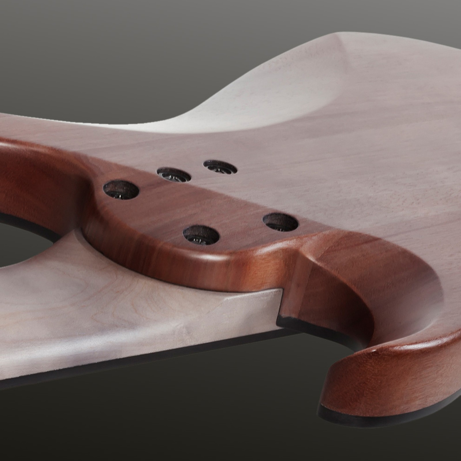 Schecter Omen Elite-8 MS Charcoal Halsübergang