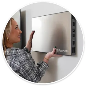 Blackout Buddy mounted on wall