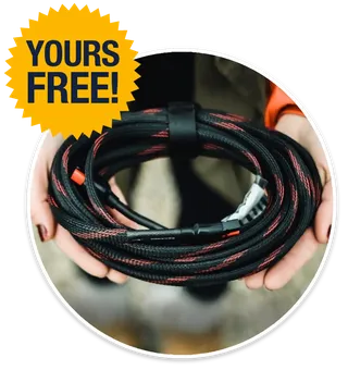 FREE 25-Foot Solar Panel Extension Cord
