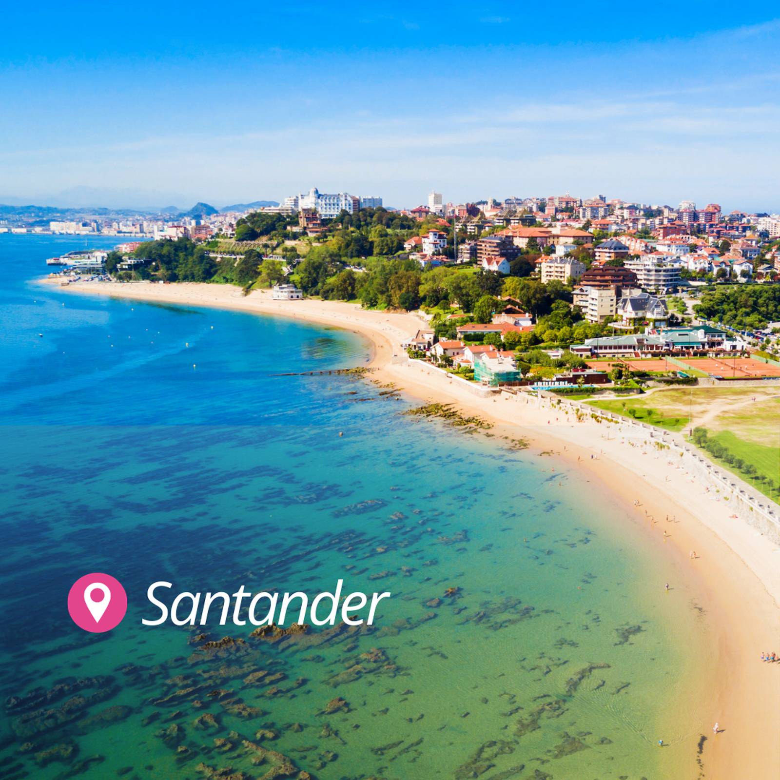 Playa en Santander