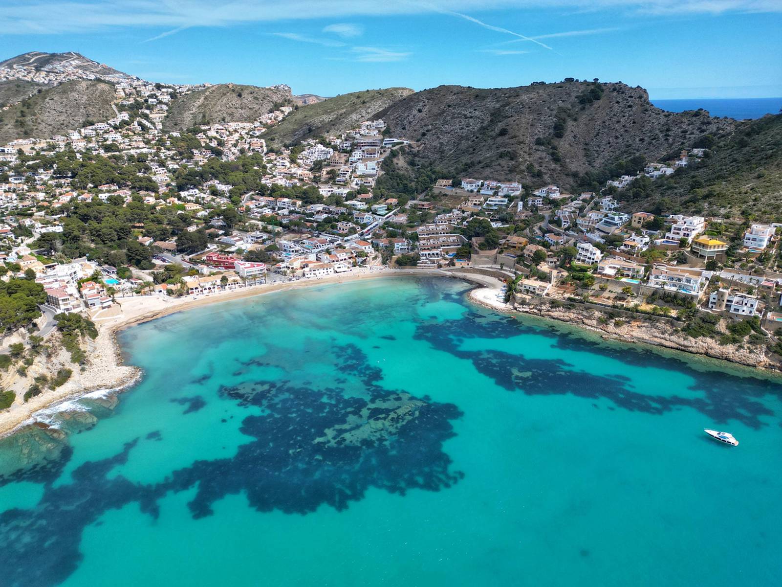 Playa de Moraira en Alicante