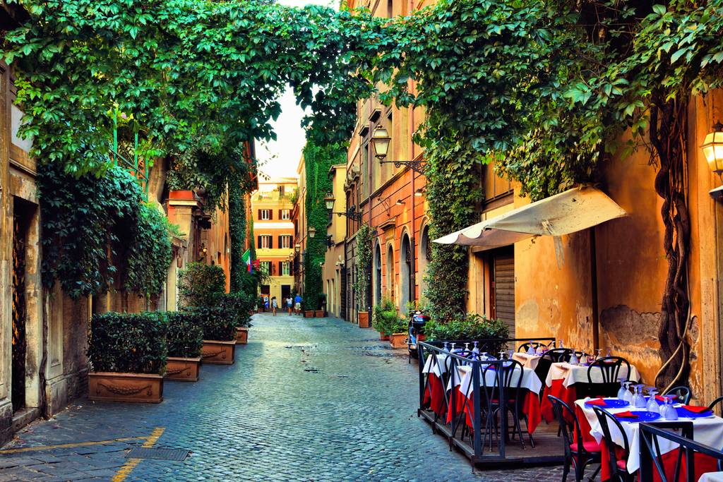 Das Viertel Trastevere in Rom