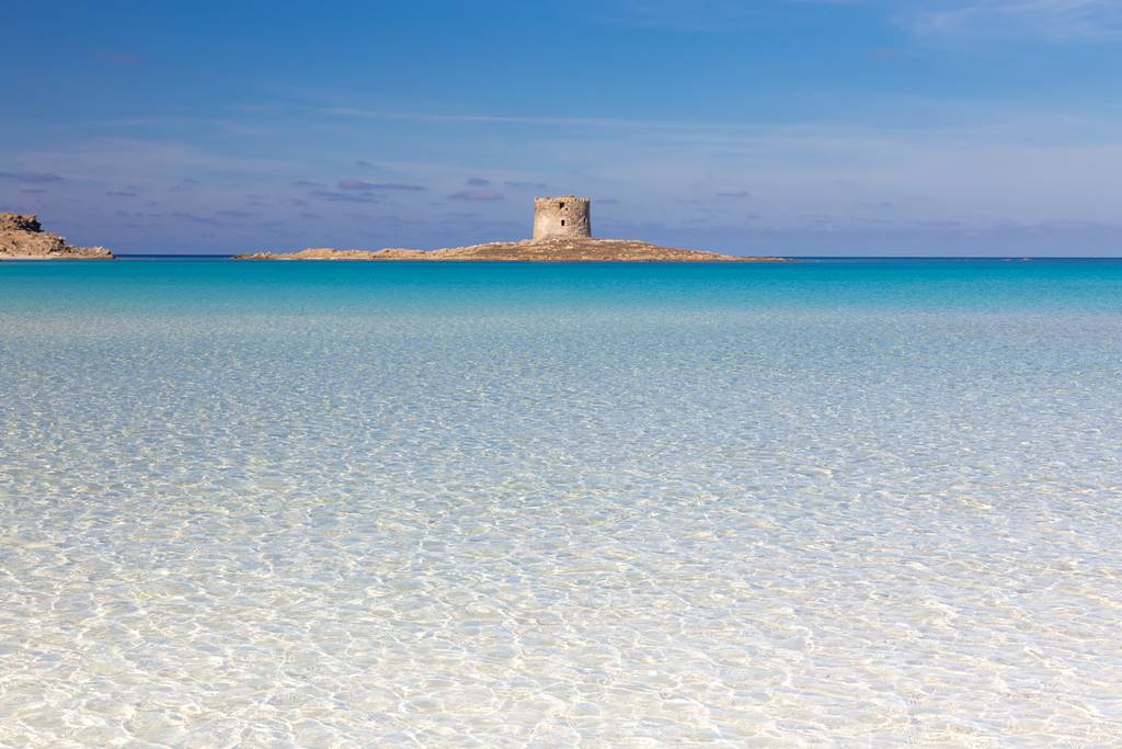 mare cristallino spiaggia di Stintino, Sardegna