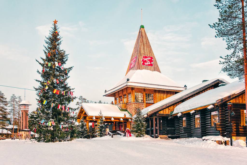 villaggio di babbo natale a rovaniemi