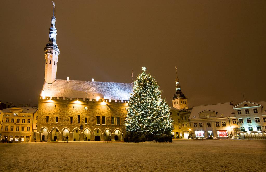 Albero di Natale a Tallin