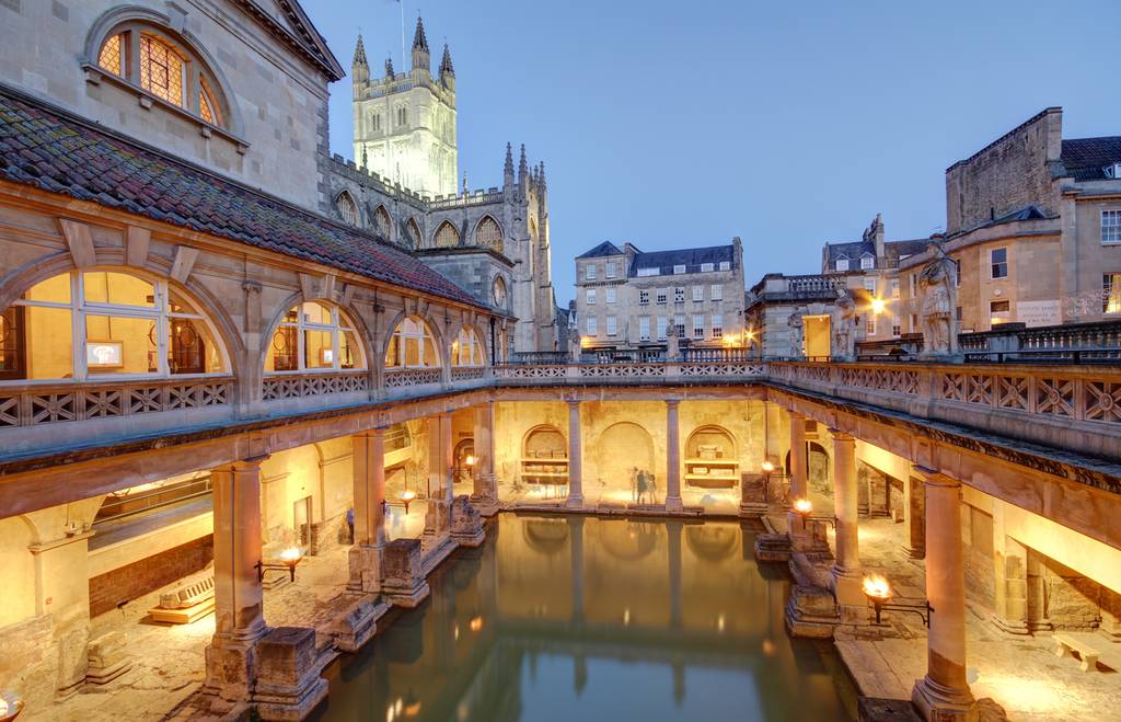 aguas termales en Bath