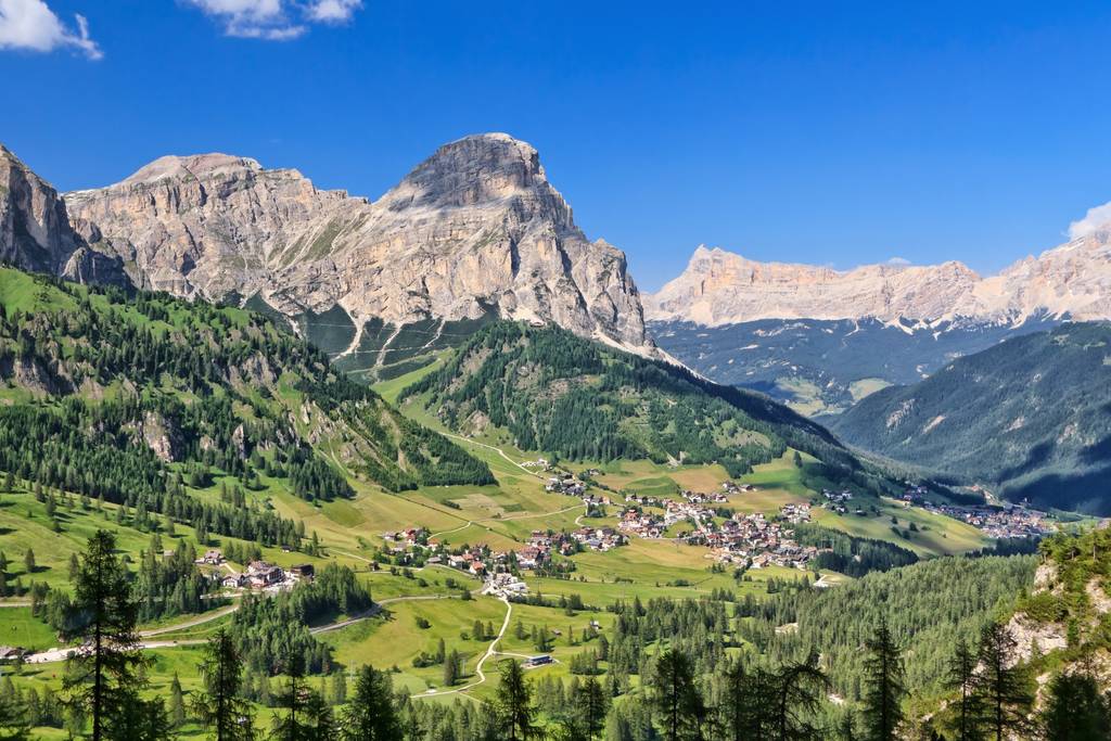 vista sulla splendida val Badia