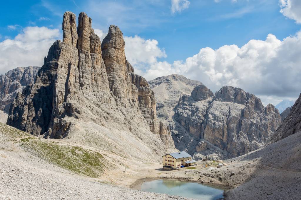 torri del vajolet - catinaccio - val di fassa - dolomiti