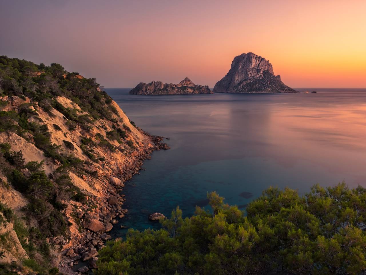 Atardecer en Ibiza