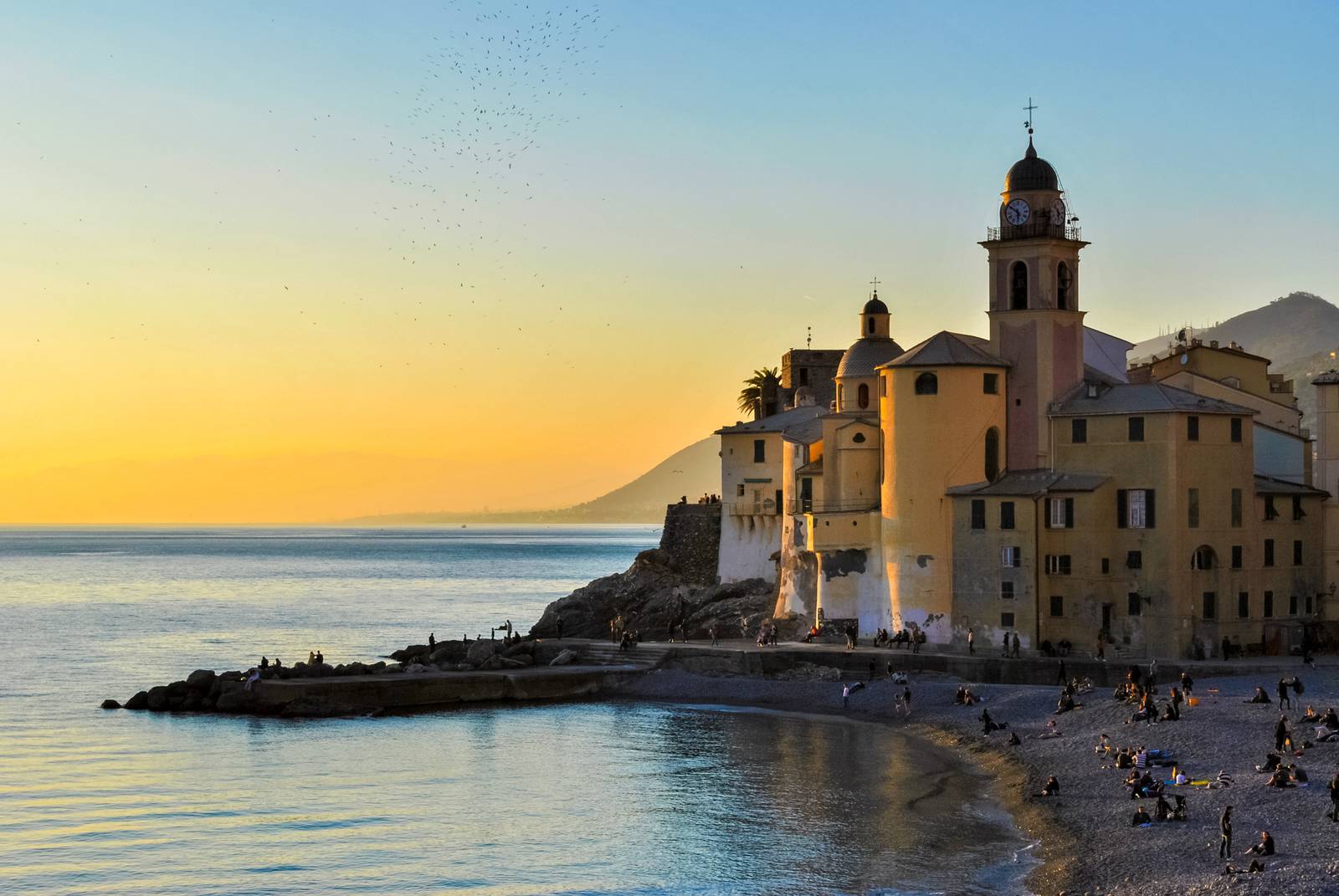 Camogli al tramonto