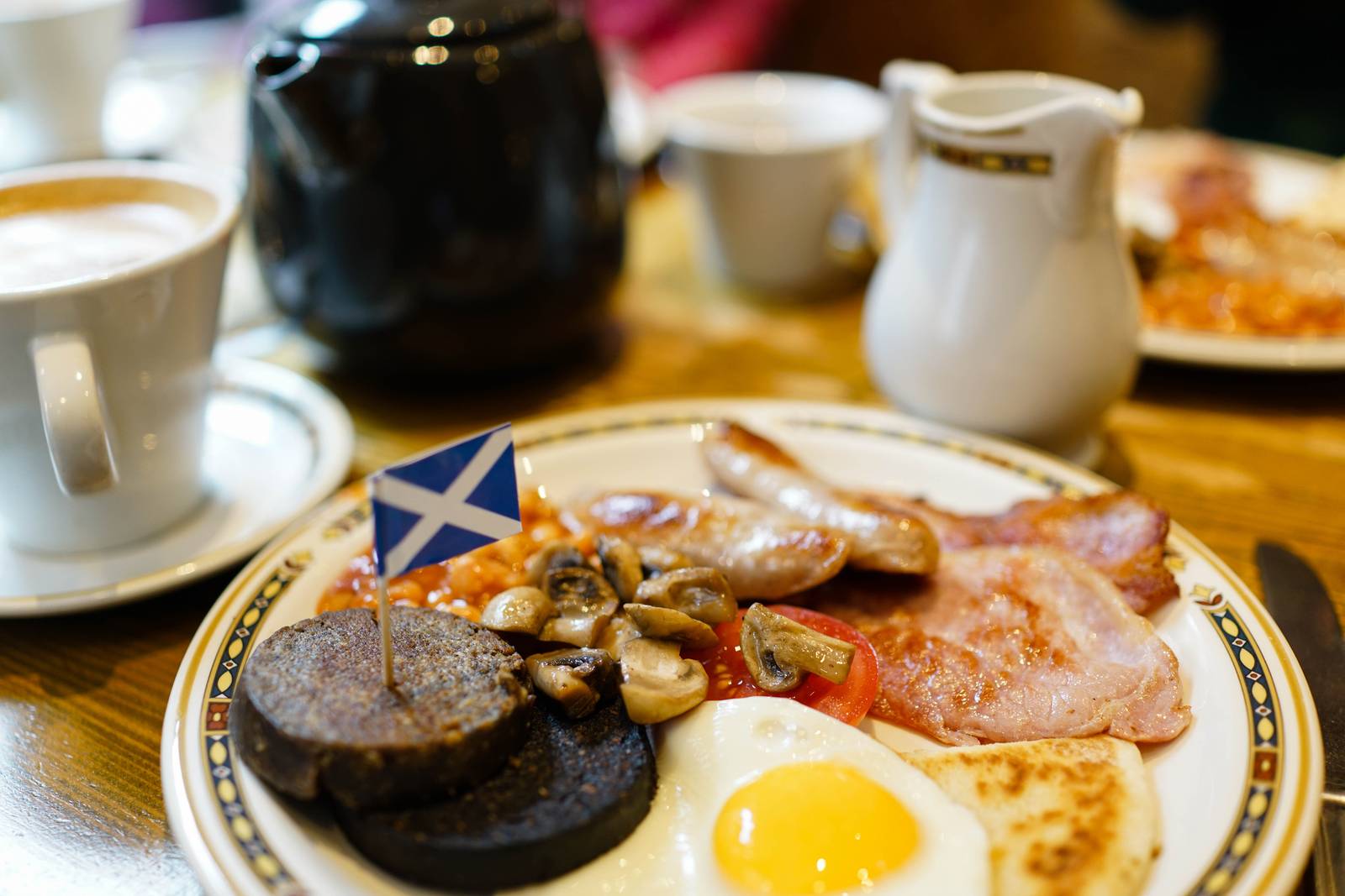 Scottish breakfast at Glasgow B&Bs