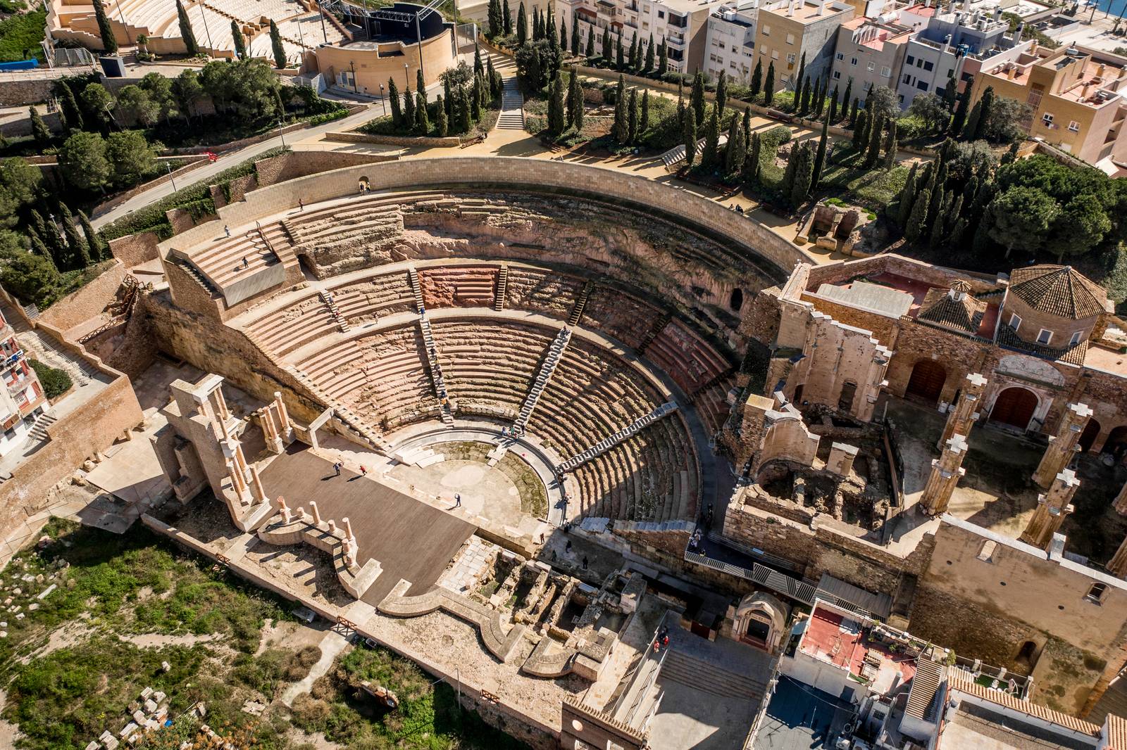 teatro romano en Cartagena