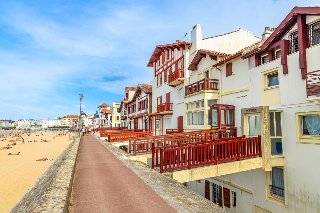 les maison typiques basques de Saint Jean de Luz