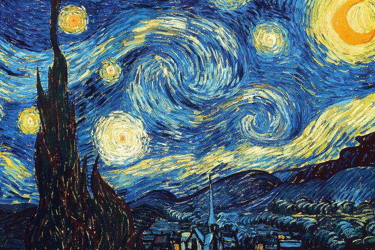 Noche estrellada de Vincent van Gogh