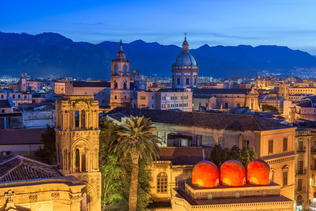 vista sui tetti di Palermo