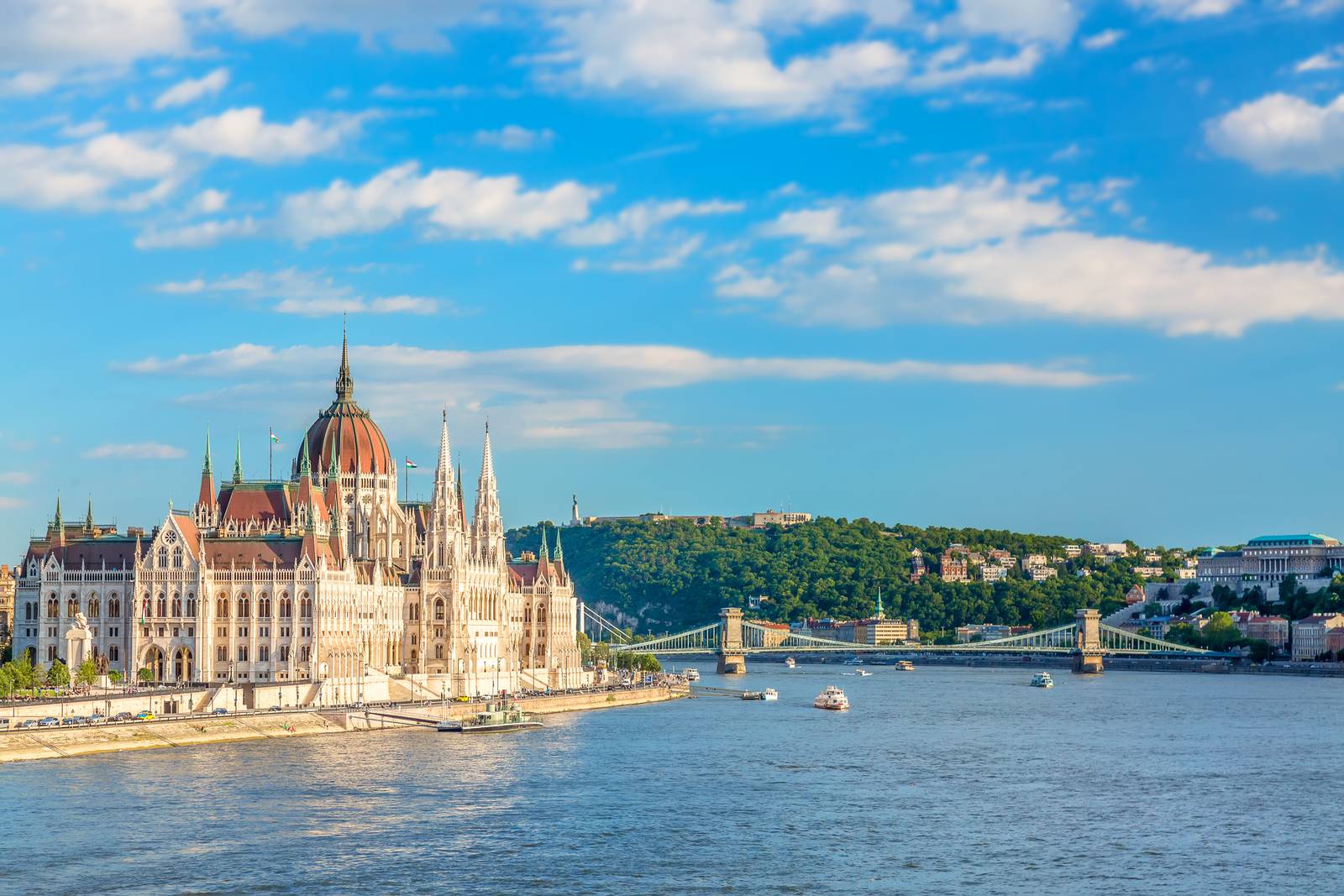 Vista su Budapest
