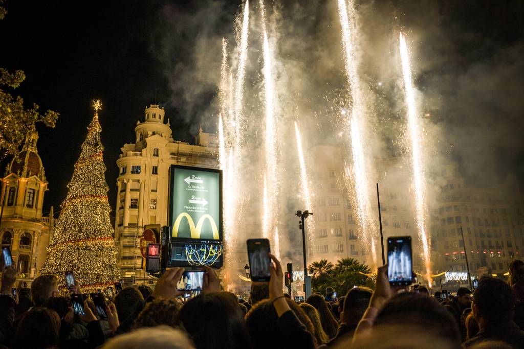 Noche de fin de año en Valencia