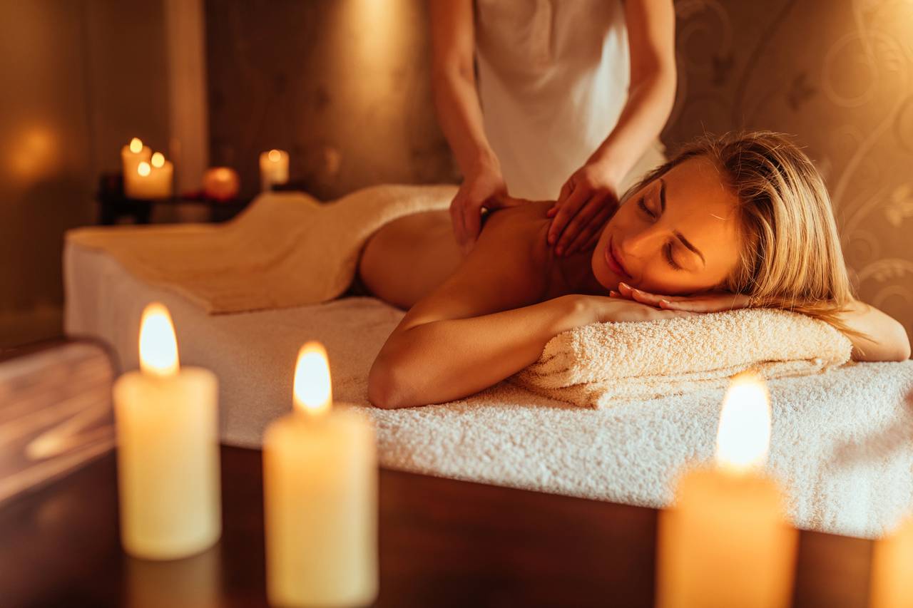 Massaggio rilassante in una wellness
