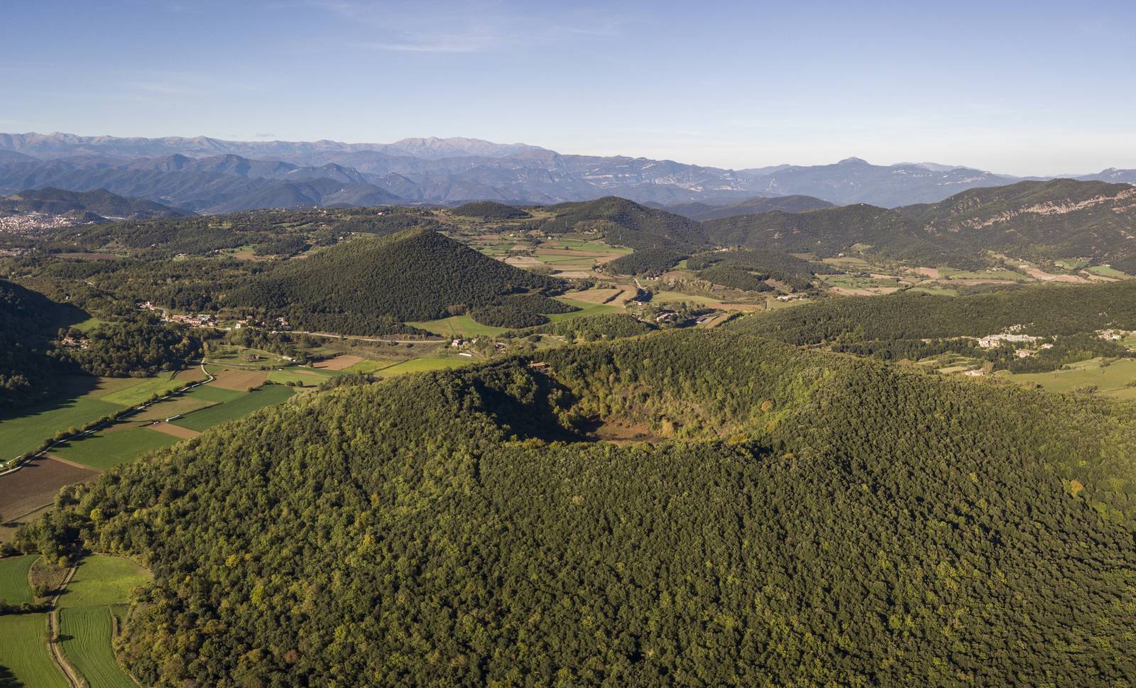 Volcanes en La Garrotxa
