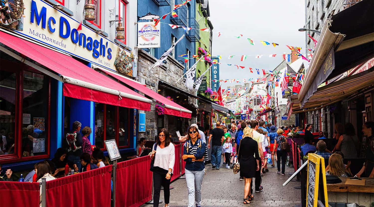 McDonagh's seafood restaurant located on Quay Street in Galway, Ireland