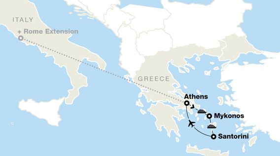 views of the aegean sea from the greek islands with white buildings in the foreground 