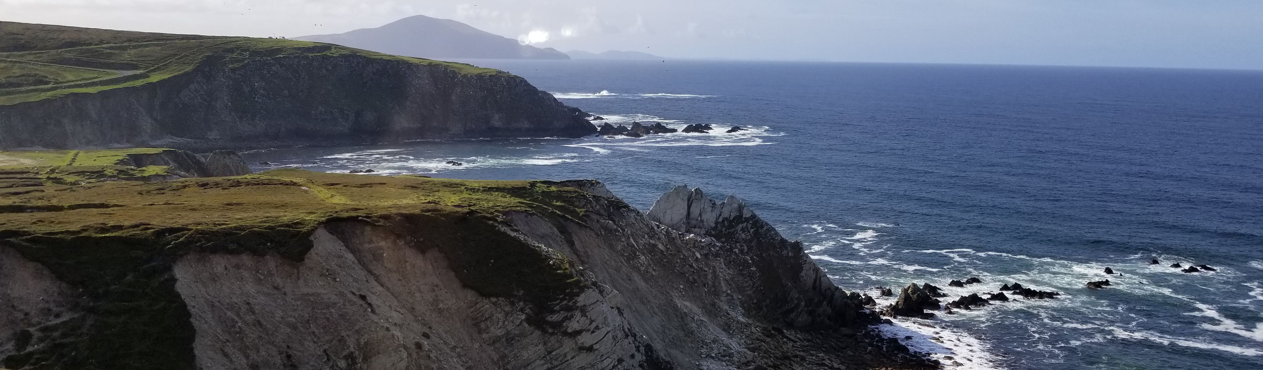 cliffs along the wild atlantic way in ireland