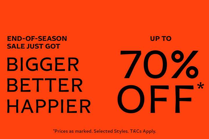 Up to 60% off outlet
