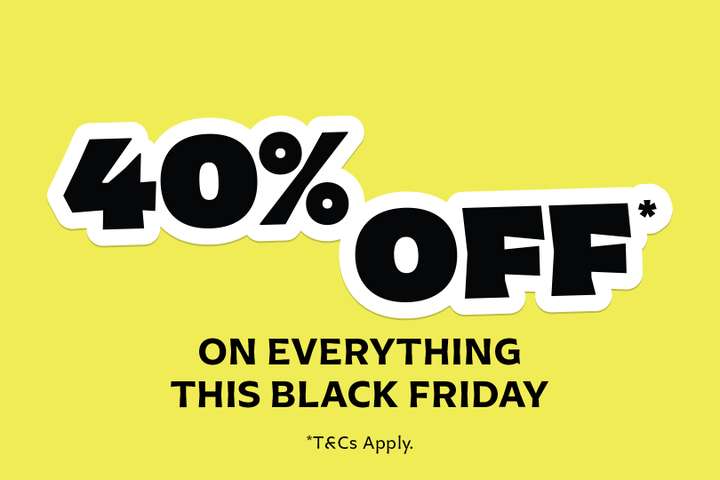 40% OFF Black Friday