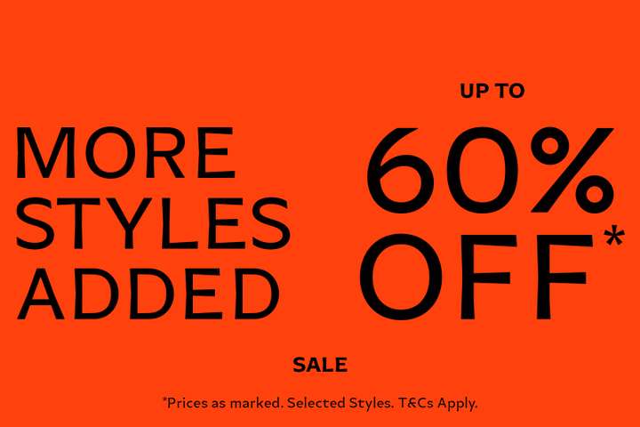 Up to 60% off outlet