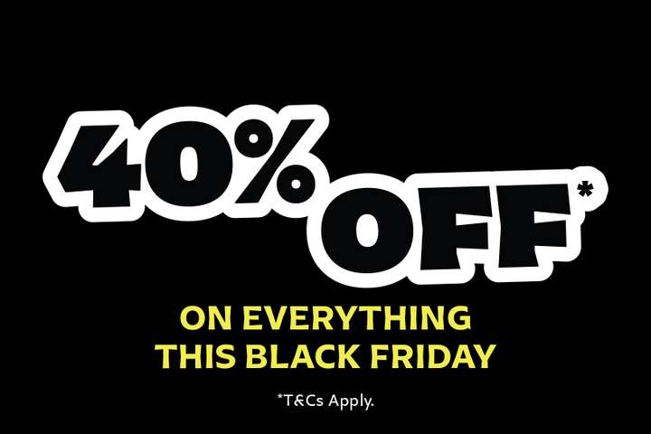 40% OFF Black Friday