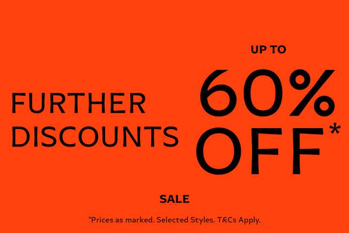 Up to 60% off outlet