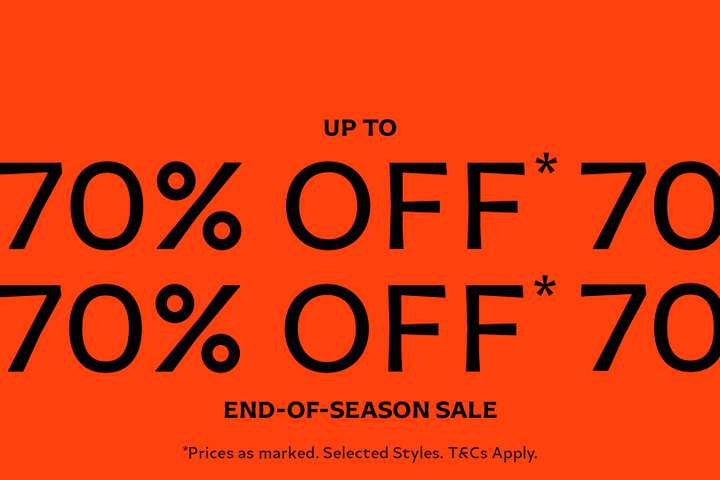 Up to 60% off outlet