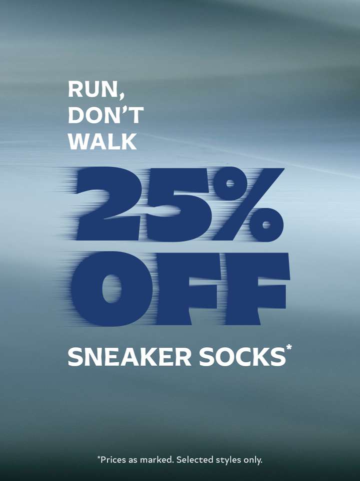 25% off Sneaker Socks